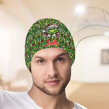 Load image into Gallery viewer, Personalized Grinch Beanie Hat Custom Name Christmas Gift
