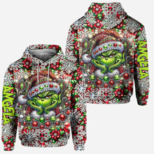 Load image into Gallery viewer, Personalized Grinch Hoodie &amp; Leggings Christmas Gift for Family
