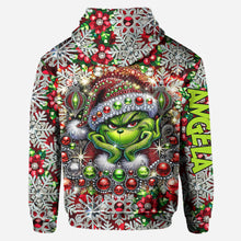 Load image into Gallery viewer, Personalized Grinch Hoodie &amp; Leggings Christmas Gift for Family
