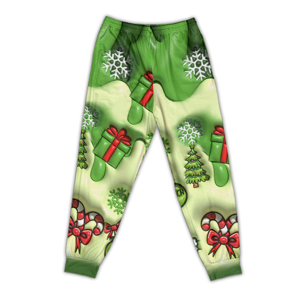 Personalized Grinch Christmas Pajamas Set for Family