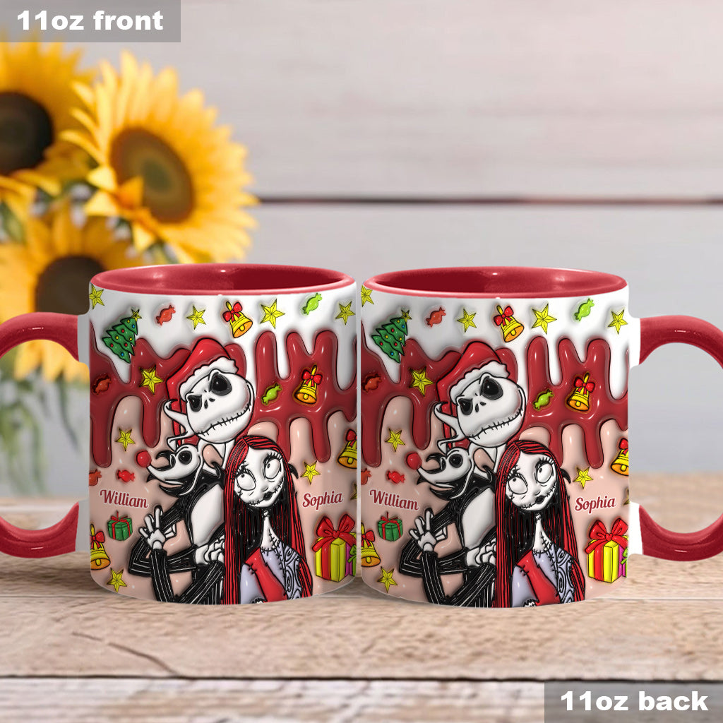 Personalized Nightmare Mug Custom Name Couples Gift Halloween Christmas