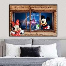 Load image into Gallery viewer, Personalized All of Me Mouse Poster Custom Names Gift for Couples
