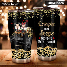 Load image into Gallery viewer, Personalized Couple Tumbler with 3D Print Custom Names Gift
