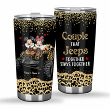 Load image into Gallery viewer, Personalized Couple Tumbler with 3D Print Custom Names Gift

