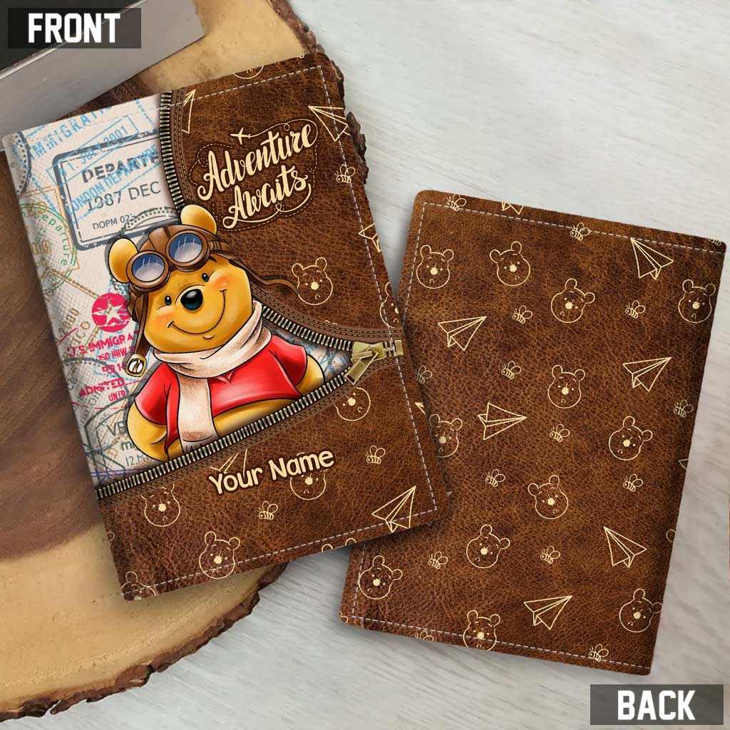 Personalized Mouse Passport Holder Custom Name Travel Gift