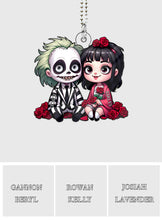 Load image into Gallery viewer, Personalized Horror Couple Car Ornament Custom Name Gift
