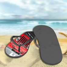 Load image into Gallery viewer, Personalized Jeep Flip Flops Custom Name for Beach Lovers
