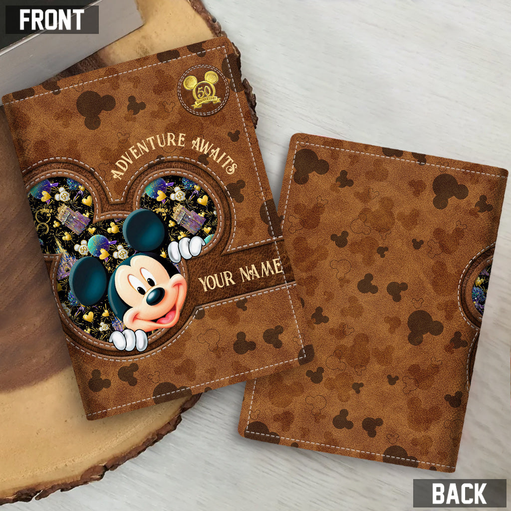 Personalized Mouse Ears Passport Holder for Travel Lovers