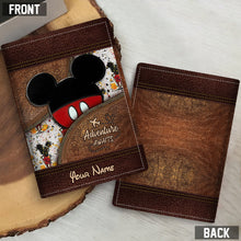Load image into Gallery viewer, Personalized Magic Mouse Ears Passport Holder Gift for Travel
