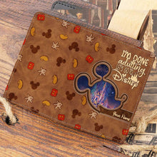 Load image into Gallery viewer, Personalized Disney Passport Holder Custom Name Travel Gift
