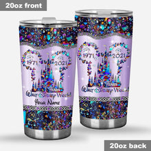 Load image into Gallery viewer, Personalized Disney Tumbler with 3D Print for Birthdays &amp; Graduations
