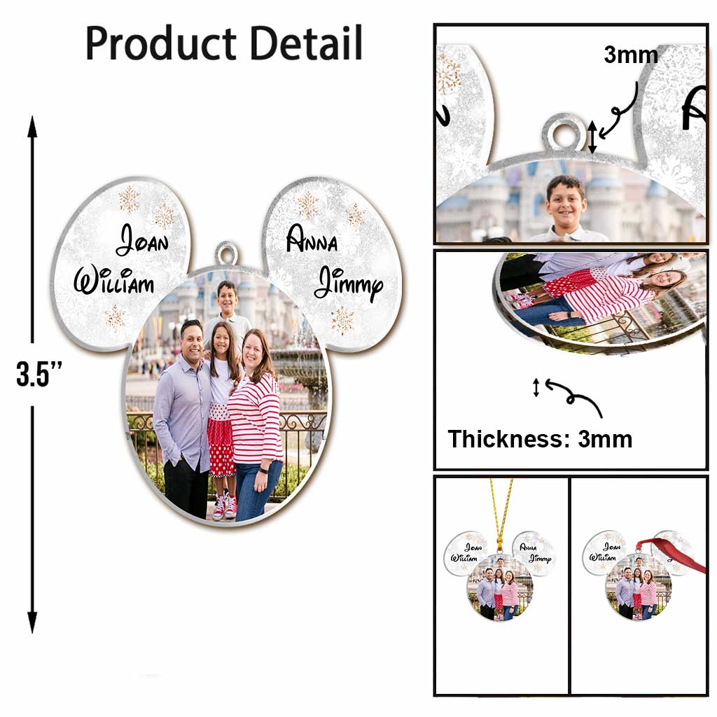 Personalized Mouse Ornament Custom Name Christmas Gift