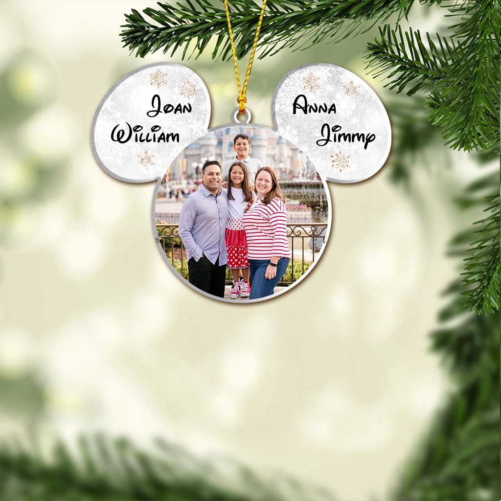 Personalized Mouse Ornament Custom Name Christmas Gift