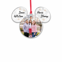 Load image into Gallery viewer, Personalized Mouse Ornament Custom Name Christmas Gift
