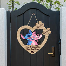 Load image into Gallery viewer, Personalized Ohana Wood Sign Custom Family Name Christmas Gift
