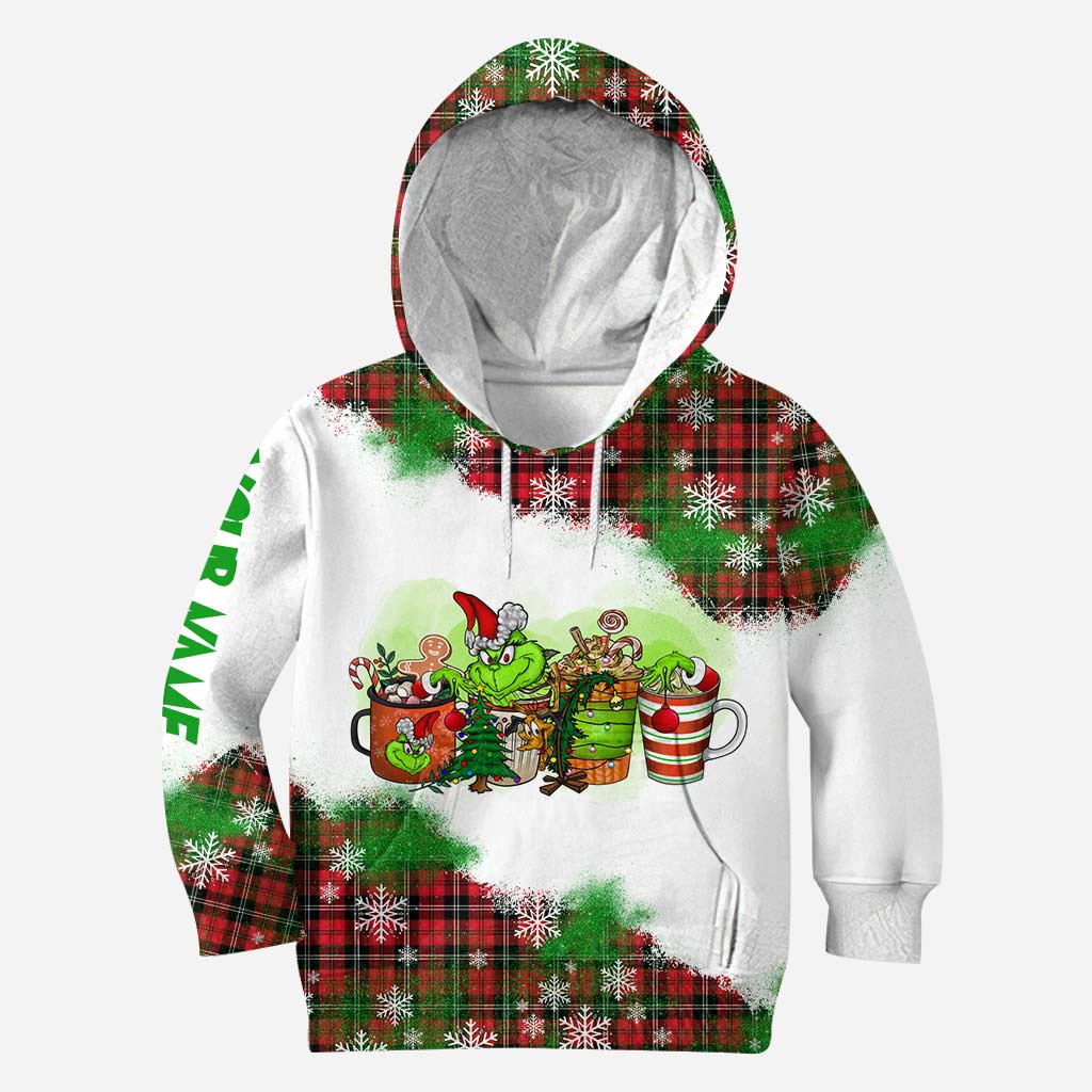 Personalized Christmas Hoodie and Leggings Set Custom Name Holiday Gift