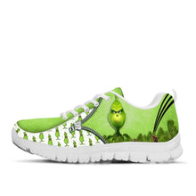 Load image into Gallery viewer, Personalized Grinch Christmas Sneakers Custom Name Gift
