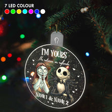 Load image into Gallery viewer, Personalized LED Acrylic Ornament Christmas Gift for Couples
