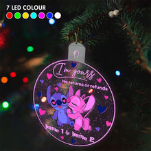 Load image into Gallery viewer, Personalized LED Acrylic Ornament Custom Name Christmas Gift
