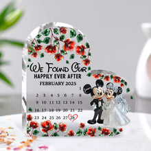 Load image into Gallery viewer, Personalized Acrylic Plaque with Custom Names and Date Gift
