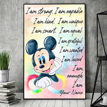 Load image into Gallery viewer, Personalized Autism Awareness Poster with Inspirational Quotes for Kids
