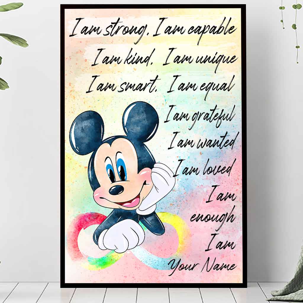 Personalized Autism Awareness Poster with Inspirational Quotes for Kids