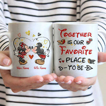 Load image into Gallery viewer, Personalized Couple Mug with Names - Perfect Engagement Gift

