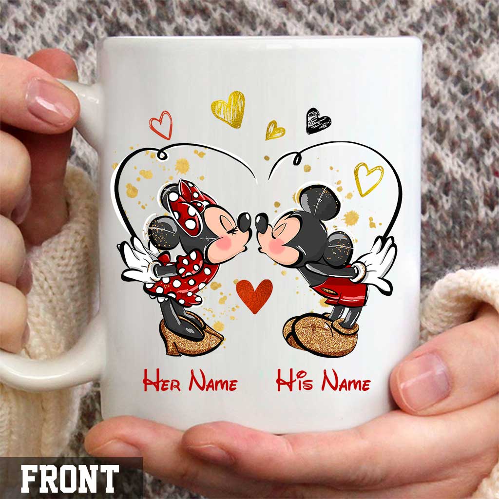 Personalized Couple Mug with Names - Perfect Engagement Gift