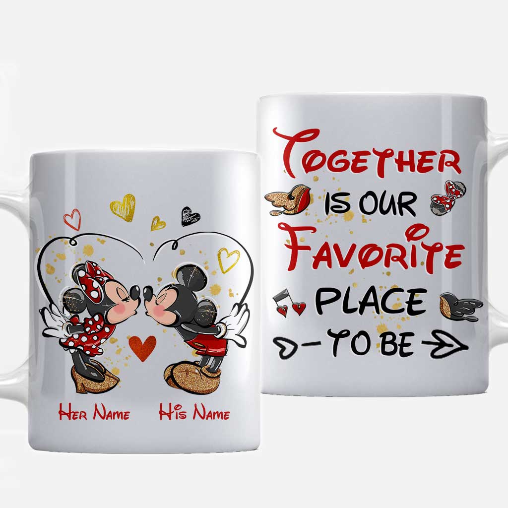 Personalized Couple Mug with Names - Perfect Engagement Gift