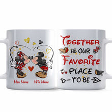 Load image into Gallery viewer, Personalized Couple Mug with Names - Perfect Engagement Gift
