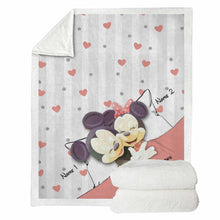 Load image into Gallery viewer, Personalized Couple Blanket I Promise To Always Be By Your Side Gift
