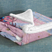 Load image into Gallery viewer, Personalized Ohana Snuggle Blanket Custom Name Gift for Couples
