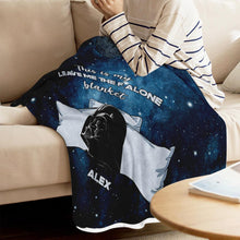 Load image into Gallery viewer, Personalized Leave Me Alone Blanket Custom Name Plush Gift
