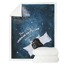 Load image into Gallery viewer, Personalized Leave Me Alone Blanket Custom Name Plush Gift
