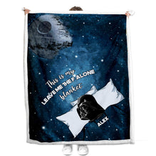 Load image into Gallery viewer, Personalized Leave Me Alone Blanket Custom Name Plush Gift
