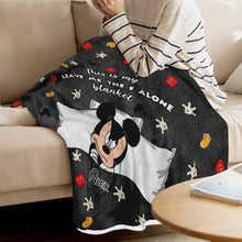 Load image into Gallery viewer, Personalized Leave Me Alone Blanket Custom Name Gift for Kids
