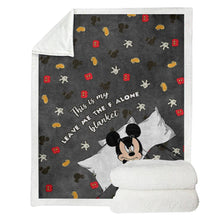 Load image into Gallery viewer, Personalized Leave Me Alone Blanket Custom Name Gift for Kids
