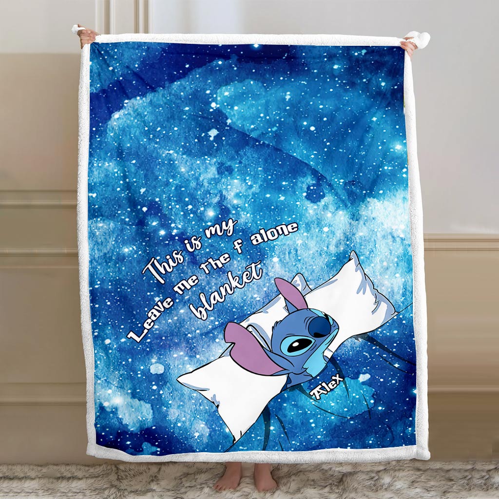 Personalized Cozy Ohana Blanket with Custom Name Gift