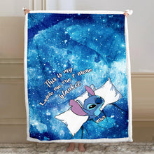 Load image into Gallery viewer, Personalized Cozy Ohana Blanket with Custom Name Gift
