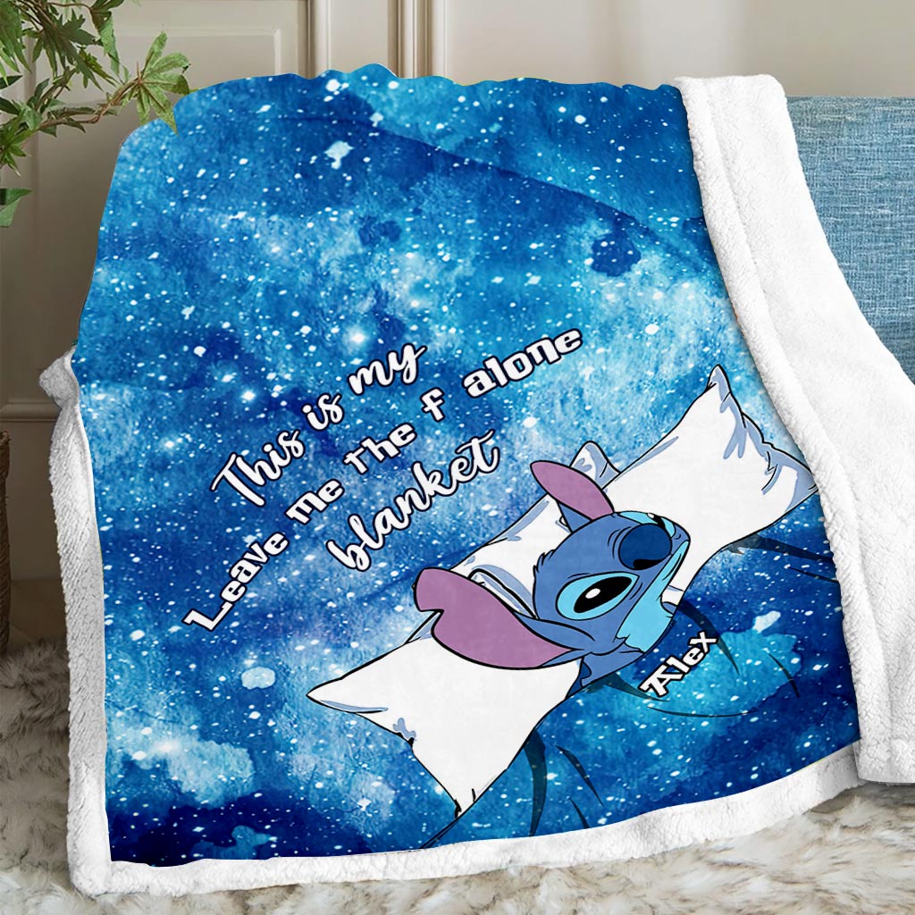 Personalized Cozy Ohana Blanket with Custom Name Gift