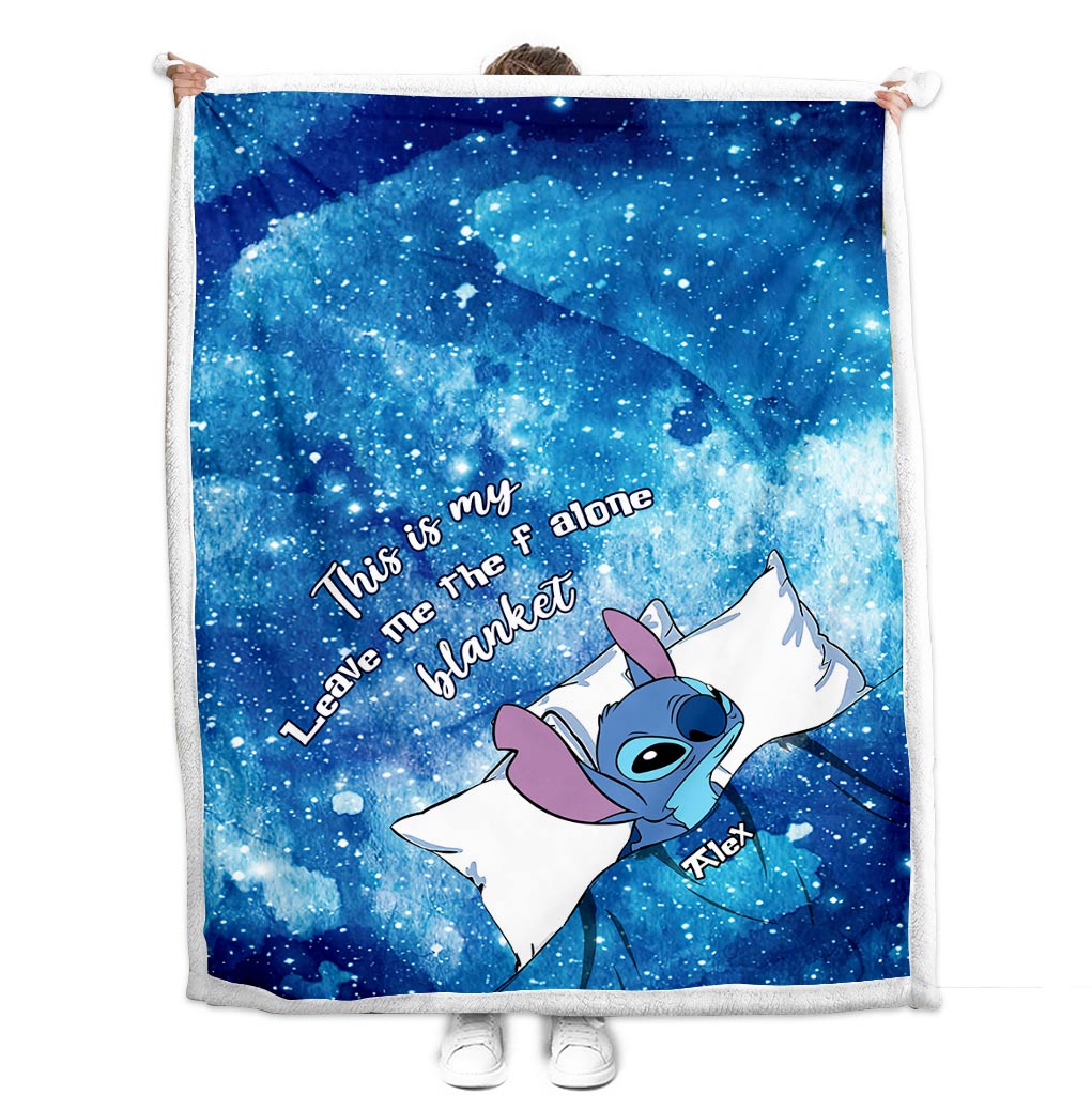 Personalized Cozy Ohana Blanket with Custom Name Gift