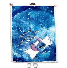 Load image into Gallery viewer, Personalized Cozy Ohana Blanket with Custom Name Gift
