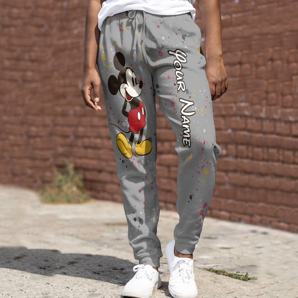 Personalized Mickey Mouse Hoodie & Sweatpants Outfit for Kids