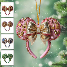 Load image into Gallery viewer, Personalized Mouse Ears Ornament Custom Design Gift for Christmas
