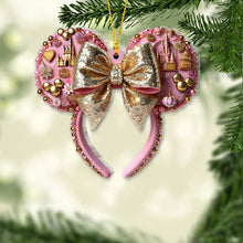 Load image into Gallery viewer, Personalized Mouse Ears Ornament Custom Design Gift for Christmas
