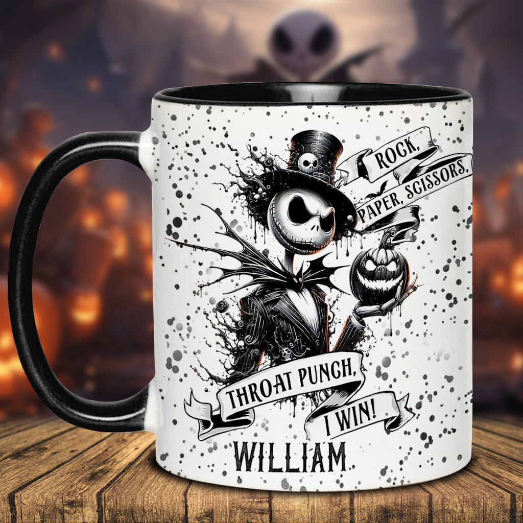 Personalized Nightmare Accent Mug Custom Name Halloween Gift