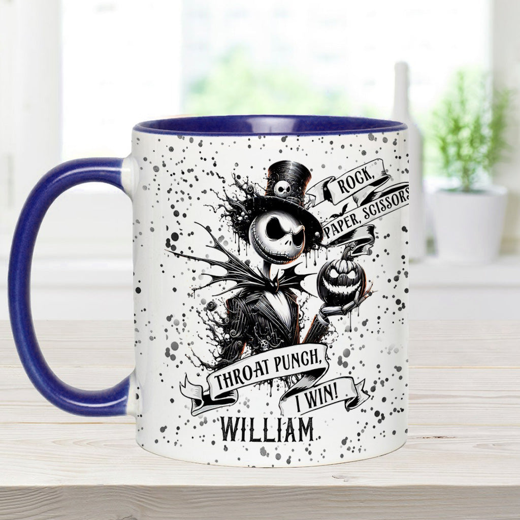 Personalized Nightmare Accent Mug Custom Name Halloween Gift