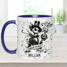 Load image into Gallery viewer, Personalized Nightmare Accent Mug Custom Name Halloween Gift

