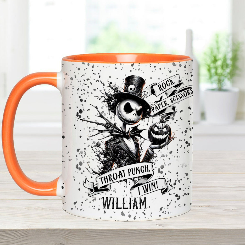 Personalized Nightmare Accent Mug Custom Name Halloween Gift