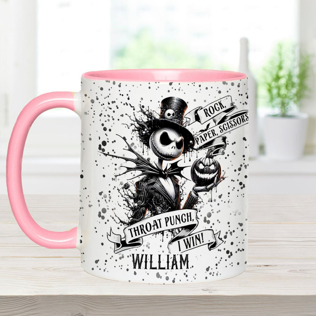 Personalized Nightmare Accent Mug Custom Name Halloween Gift
